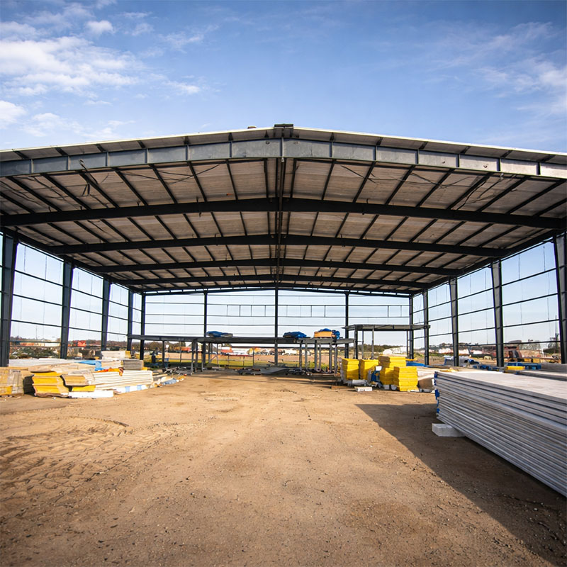 High Quality Prefabricated Warehouse Steel Frame Galvanized Industrial Plant Shed Structural Steel Prefabricated Building