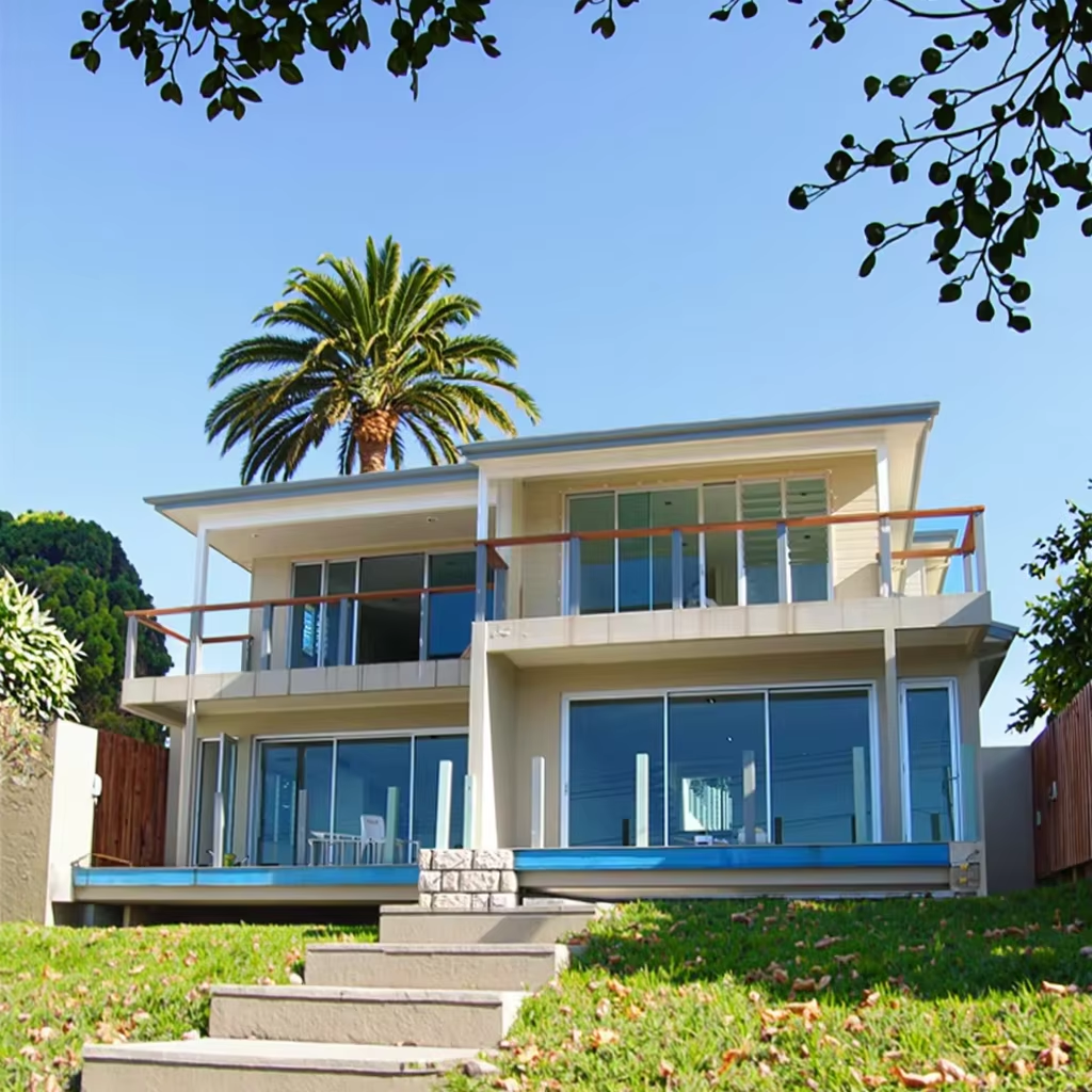 3D Designed Prefabricated Steel Frame Modular Luxury Villa with Modern Design Easy Installation Steel Structure