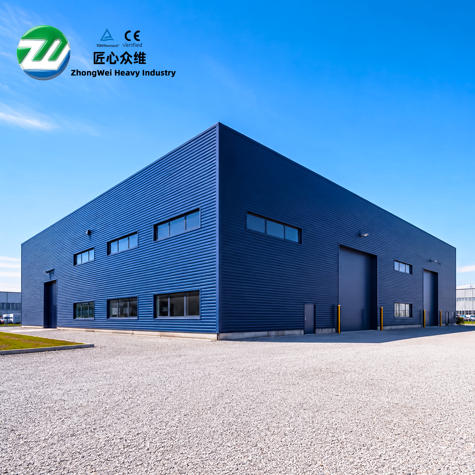 Commercial Industrial Minimalist Steel Structures For Office Buildings Hospitals &amp; Schools-Wholesale Low Prices 5-Year Warranty