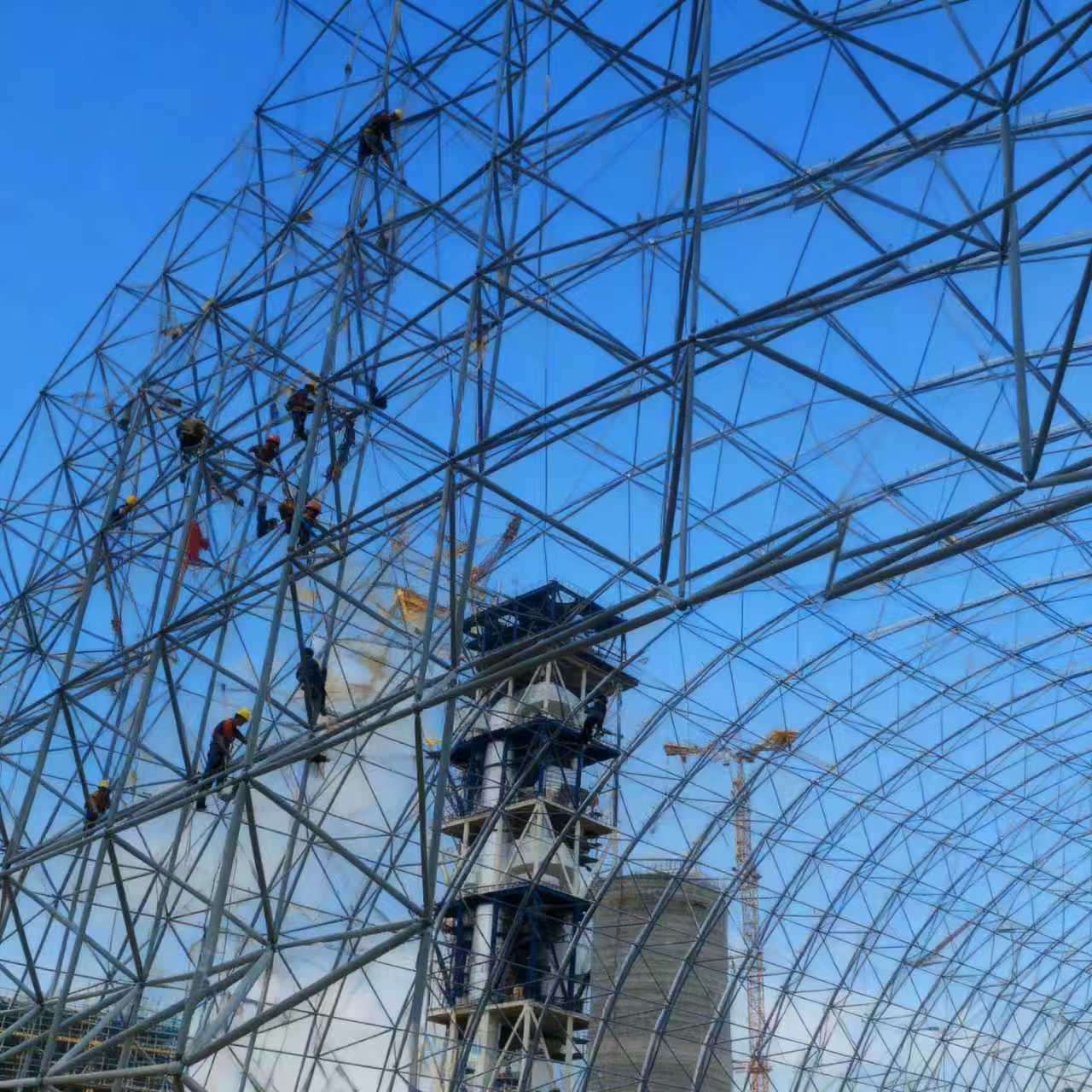 Large-Span Prefab Construction Custom Light Steel Design For Industrial Stadium And Steel Structure Sports Venue