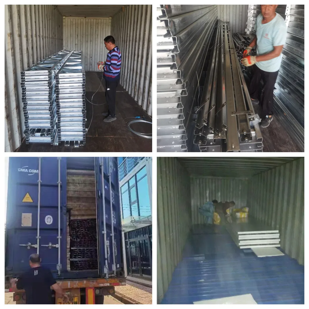 Easy Assembly Prefab Sandwich Panel Building for Temporary Camps and Worker Housing Solutions