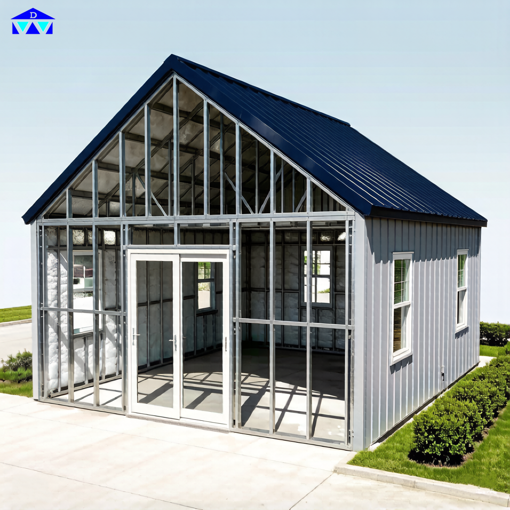 Quick Installation Single Story Metal Building with Integrated Office
