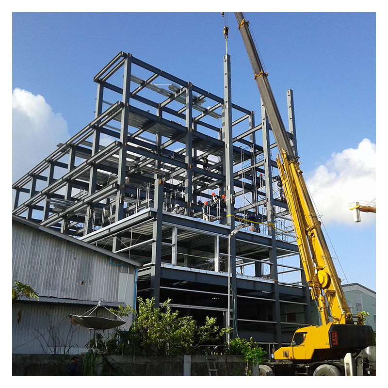 Modern Design High-Rise Steel Structure Prefabricated Apartment Building 2-10 Floors Modular Schools Galvanized Surface ISO9001