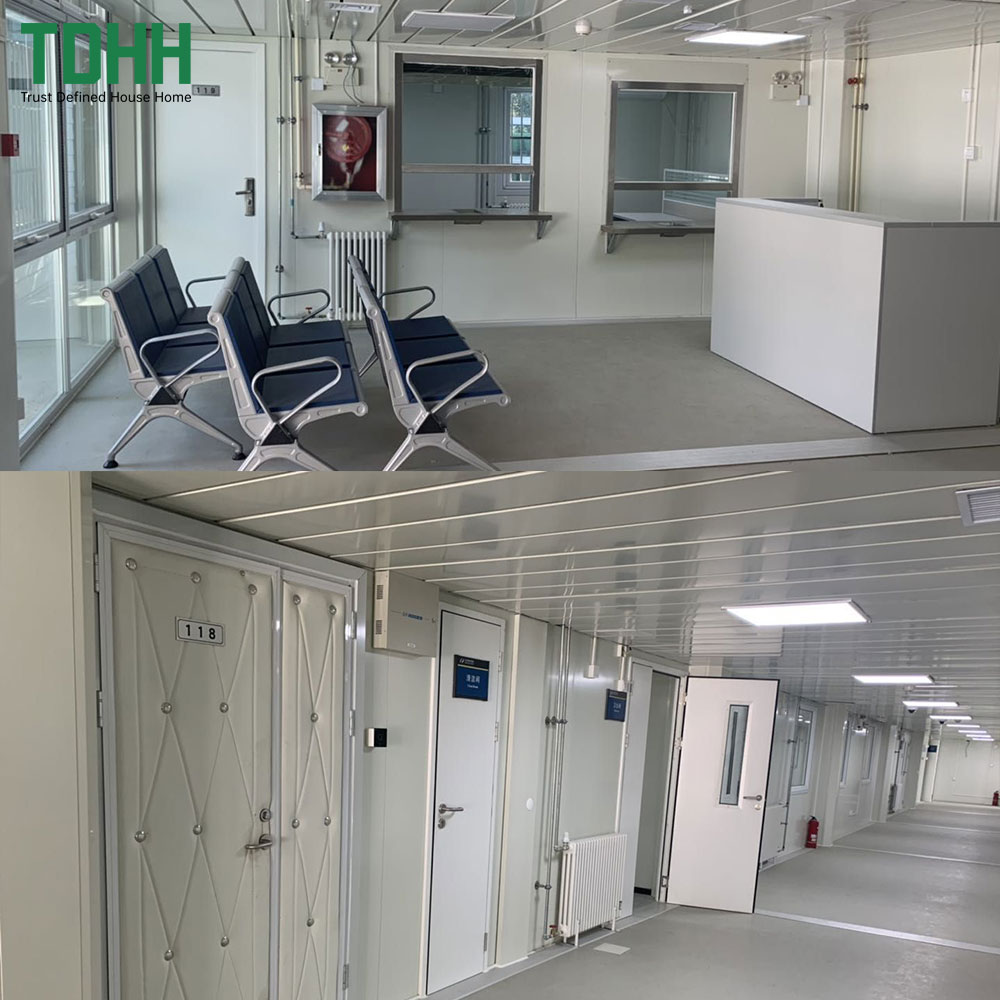 Mobile Field Clinic Laboratory Pharmacy Medical Facility Modular Hospital Container House Insulated Fireproof Medical Staff