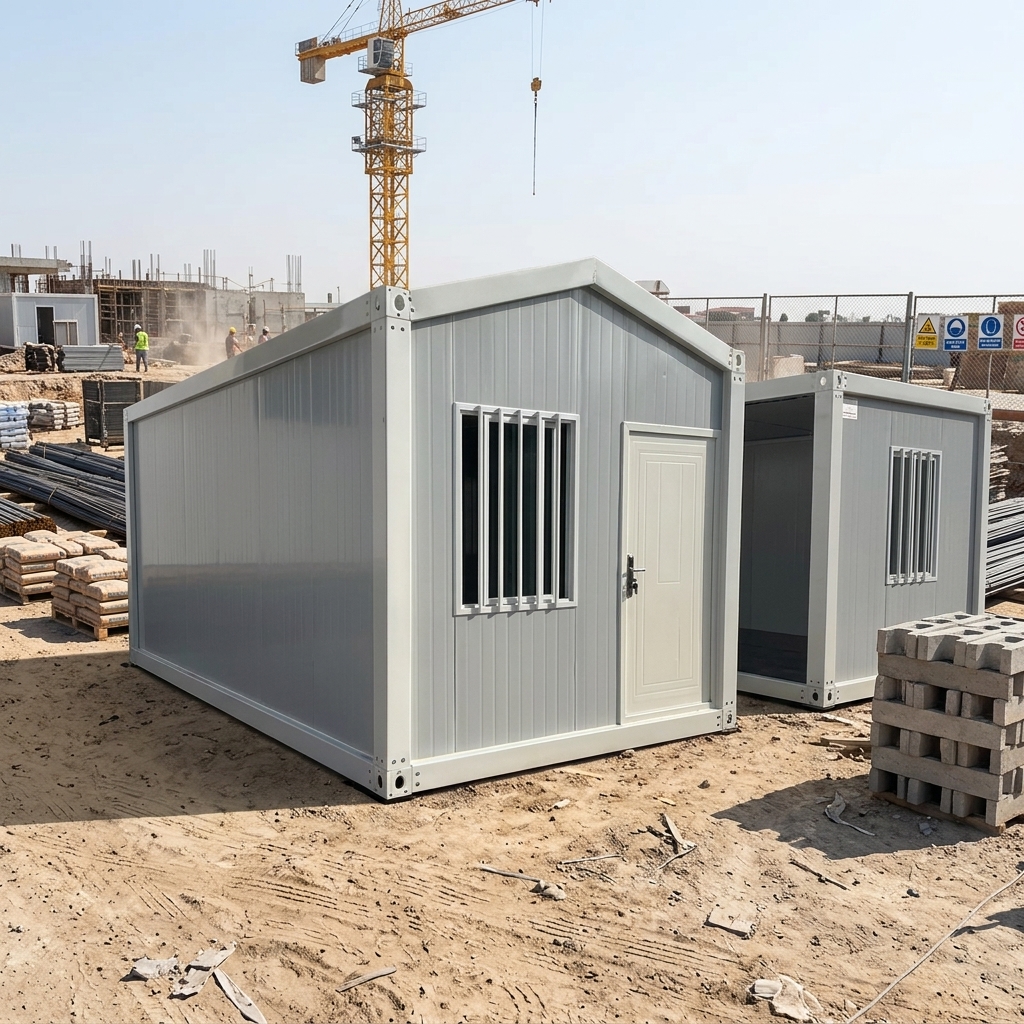 Custom Factory Direct Prefabricated Steel Industrial Container House for Construction Site Temporary Office Dormitory Apartment