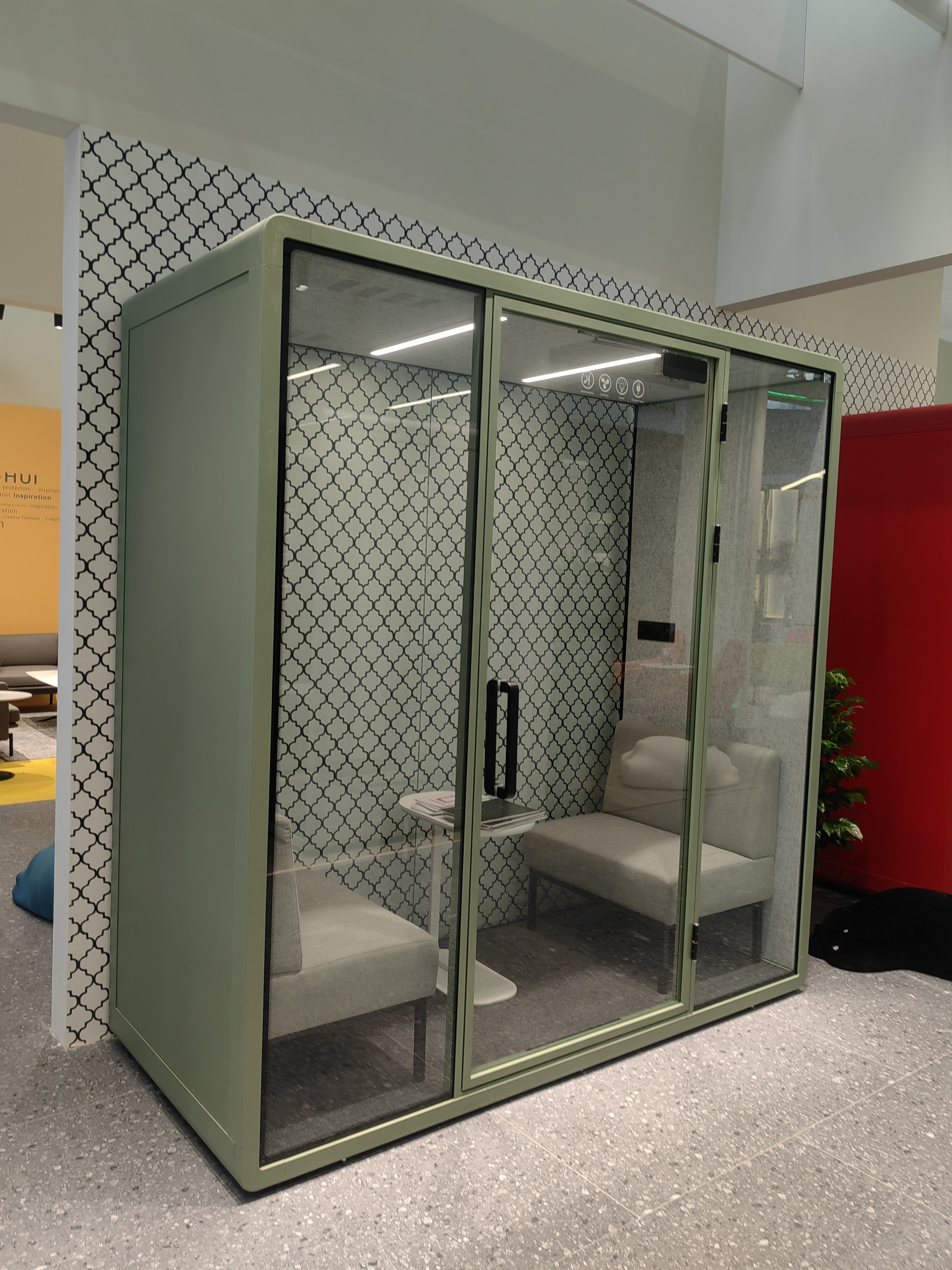 Modern New Work Design Meeting Room Office Box Interior Furniture Private Work Space Soundproof Solution With Eco Friendly Cabin