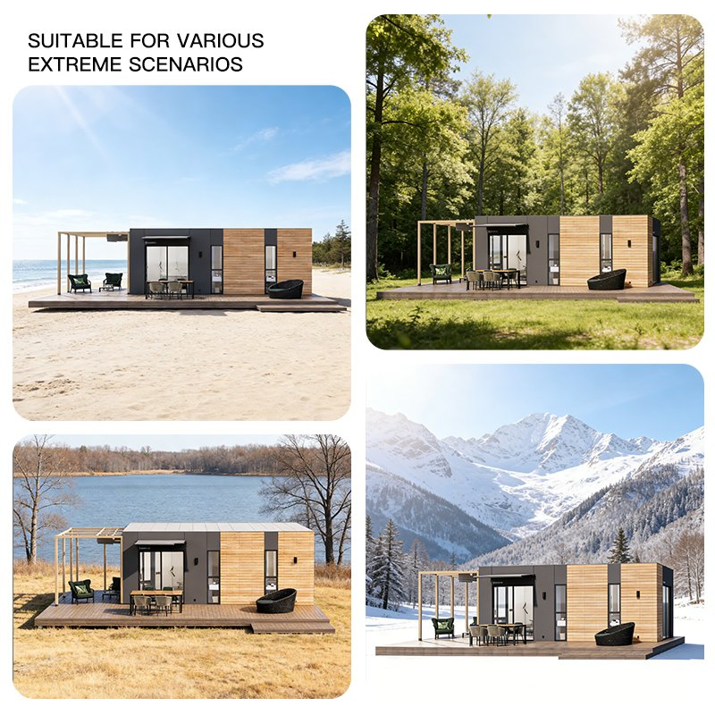 Outdoor Hotel Resort Mobile Prefab Home Space Capsule Tiny Houses