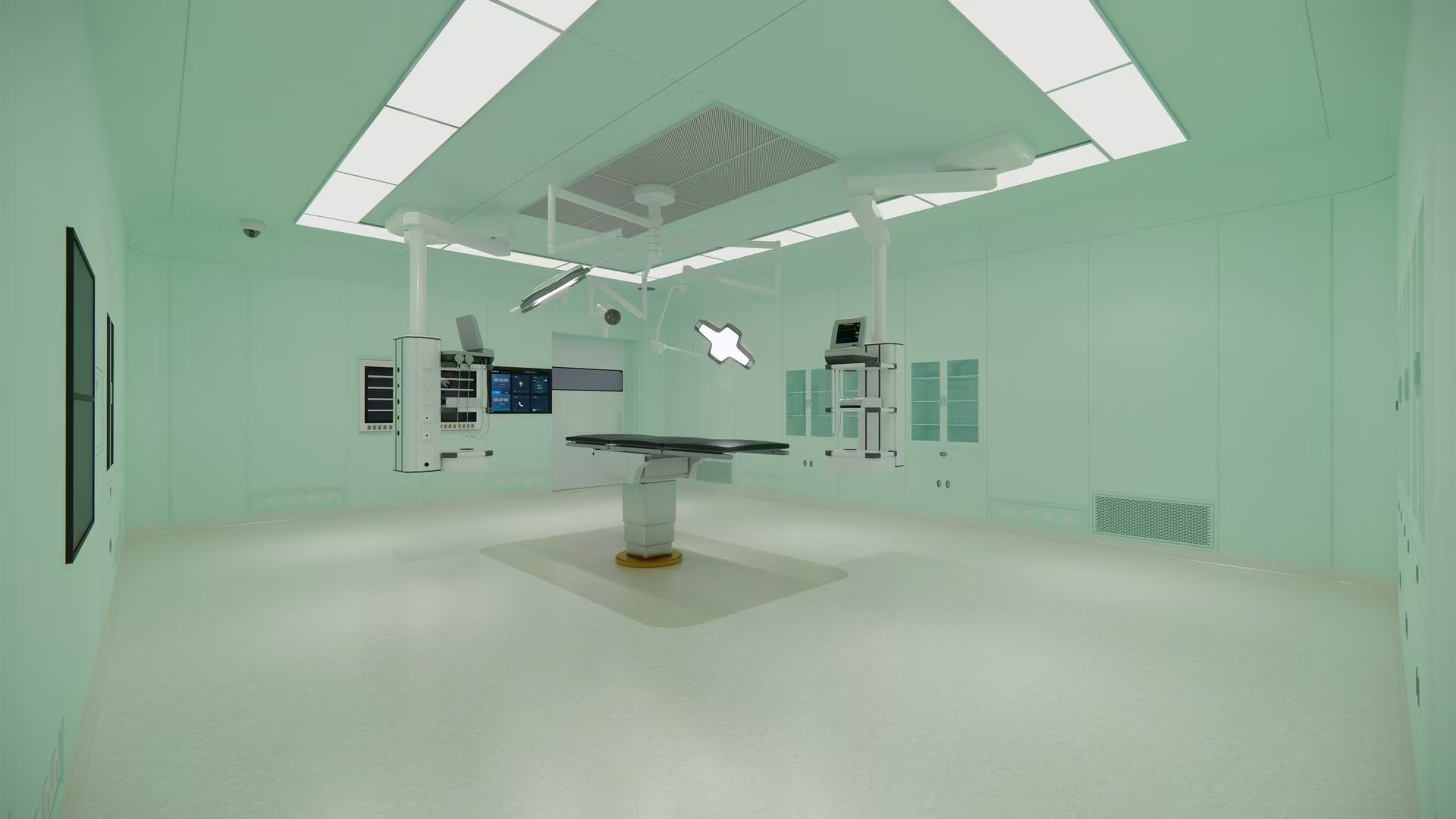 2025 New Modular Operating Room Laminar Flow Surgical Theater Hospital Clean Room with HEPA Filter Class100-10000 Mobile Design