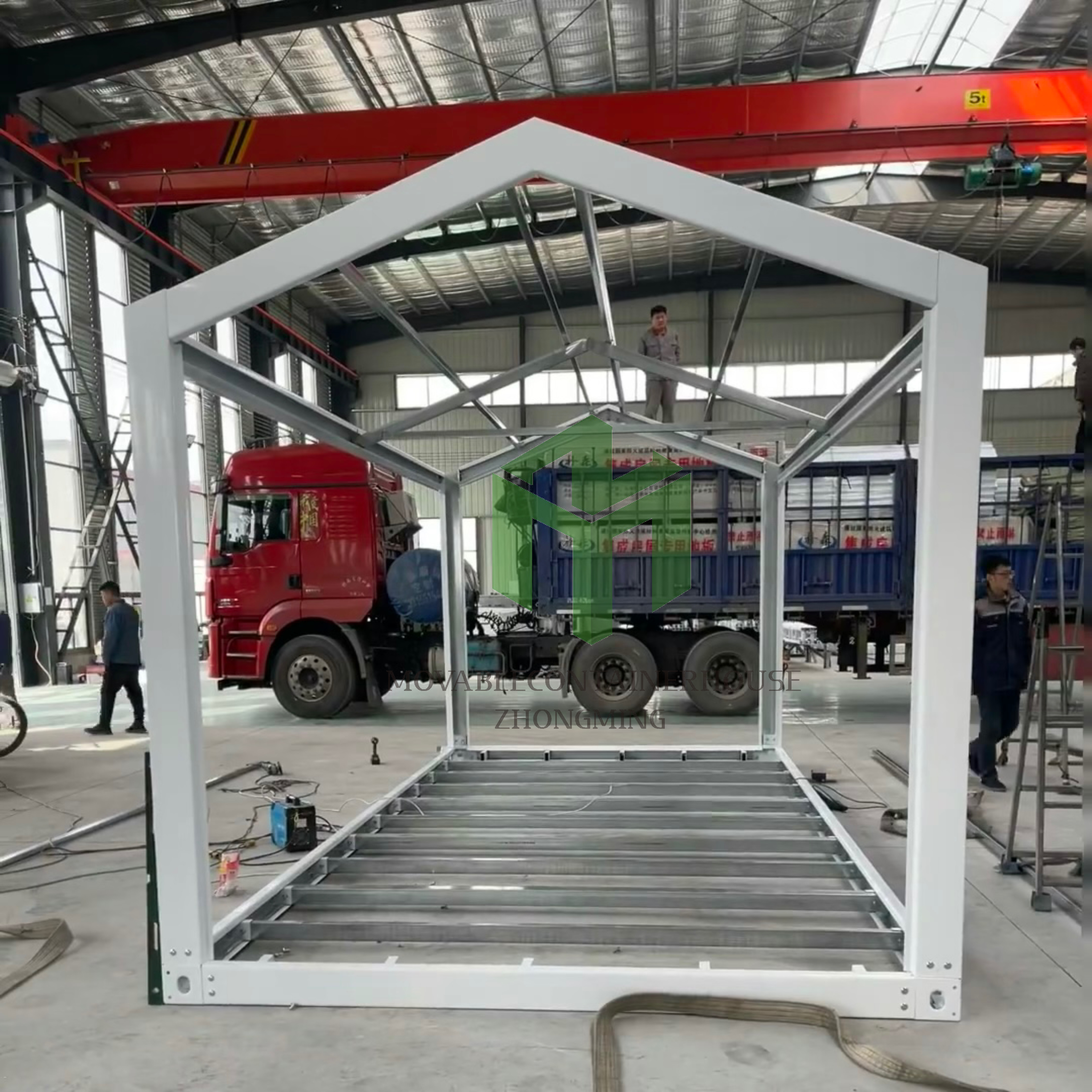 Length Galvanized Light Steel Prefab House Modular Home Room Container Frame