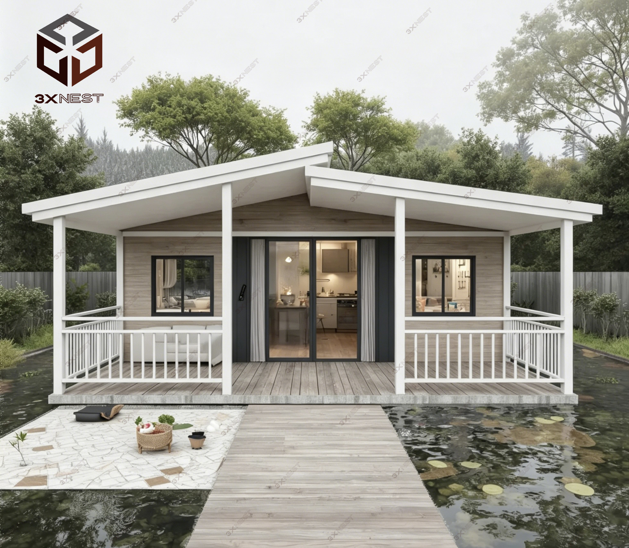 REMOTE 2 3 4 Bedrooms Apartment Hotel Sleeping Living Rooms Expandable Container Home Collapsible 20ft 30ft 40ft Modular
