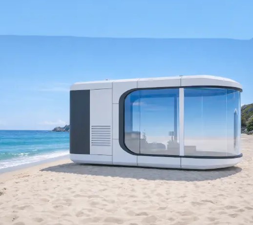 Future Capsule Space Modern Movable Circular Space Capsule Prefabricated Room Ready Made Modular House China Portable Homes