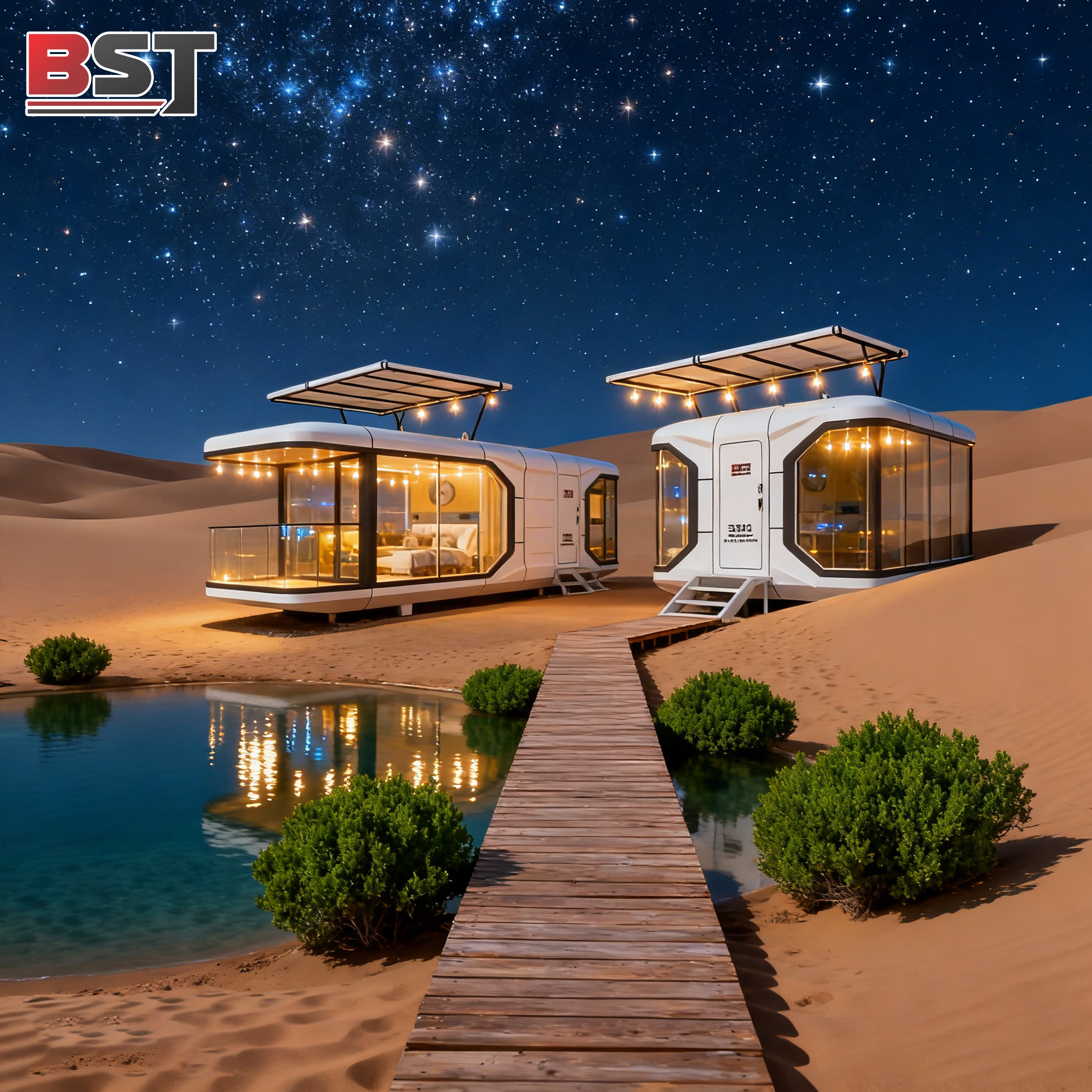 High Quality Prefabricated Cabin Sleeping Pod Space Capsule House Mobile Villa Tiny Home Portable