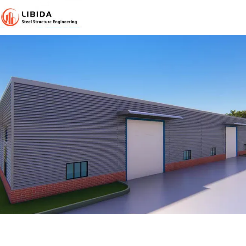 Prefabricated Metal Hangar Warehouse Workshop Hall Building Made in China
