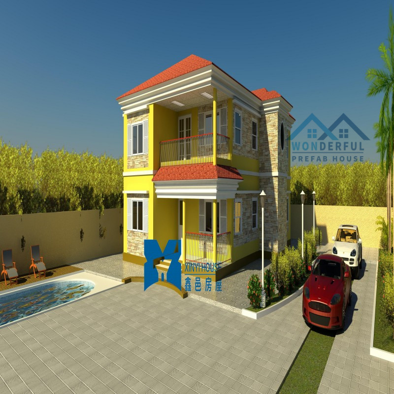 Great Quality Adaptable Steel Frame House Modular Light Steel Villa