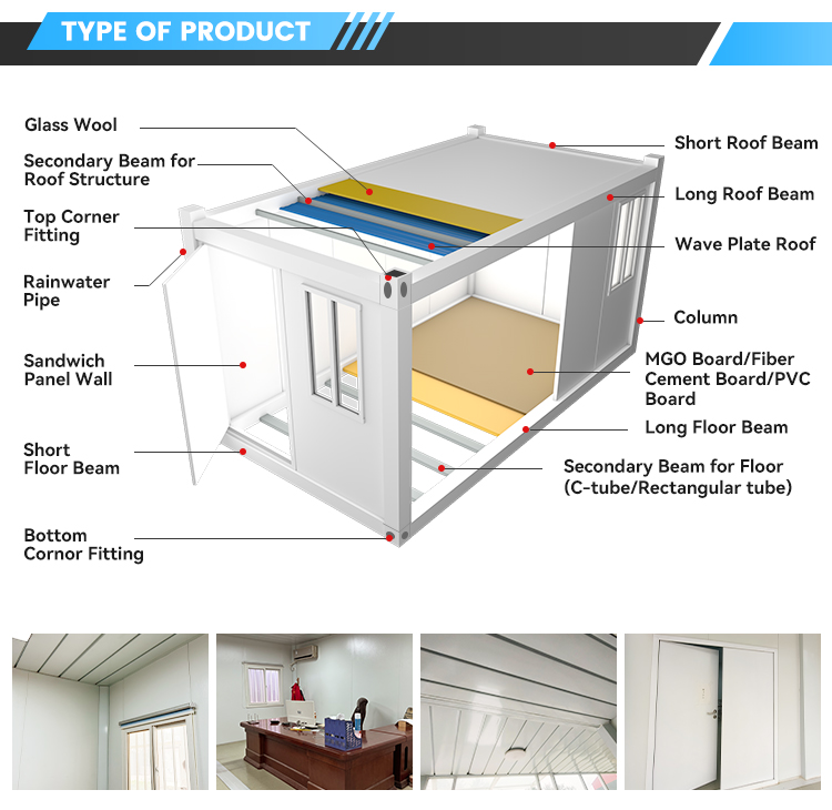 Foldable Container House Setup Process
