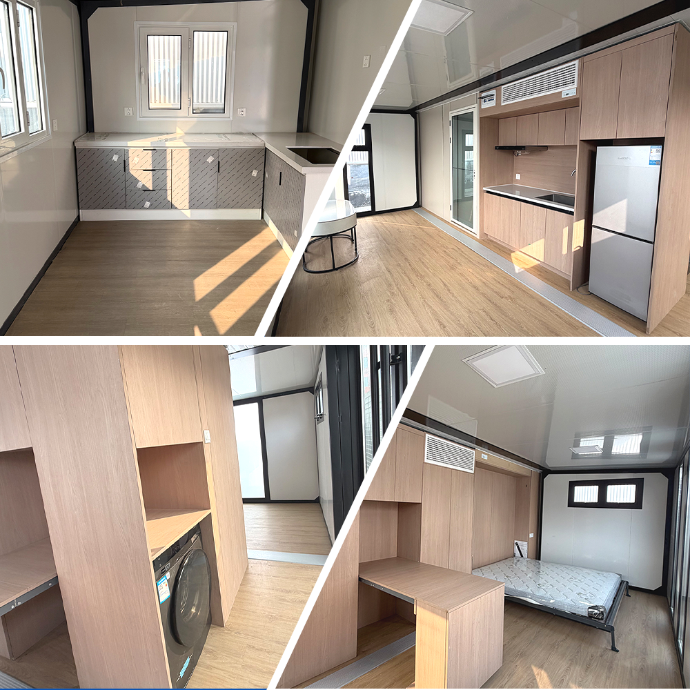 Factory Price Ready Made 3 Bedroom Prefabricated House Prefab Modular Homes Expandable Container House Tiny Houses