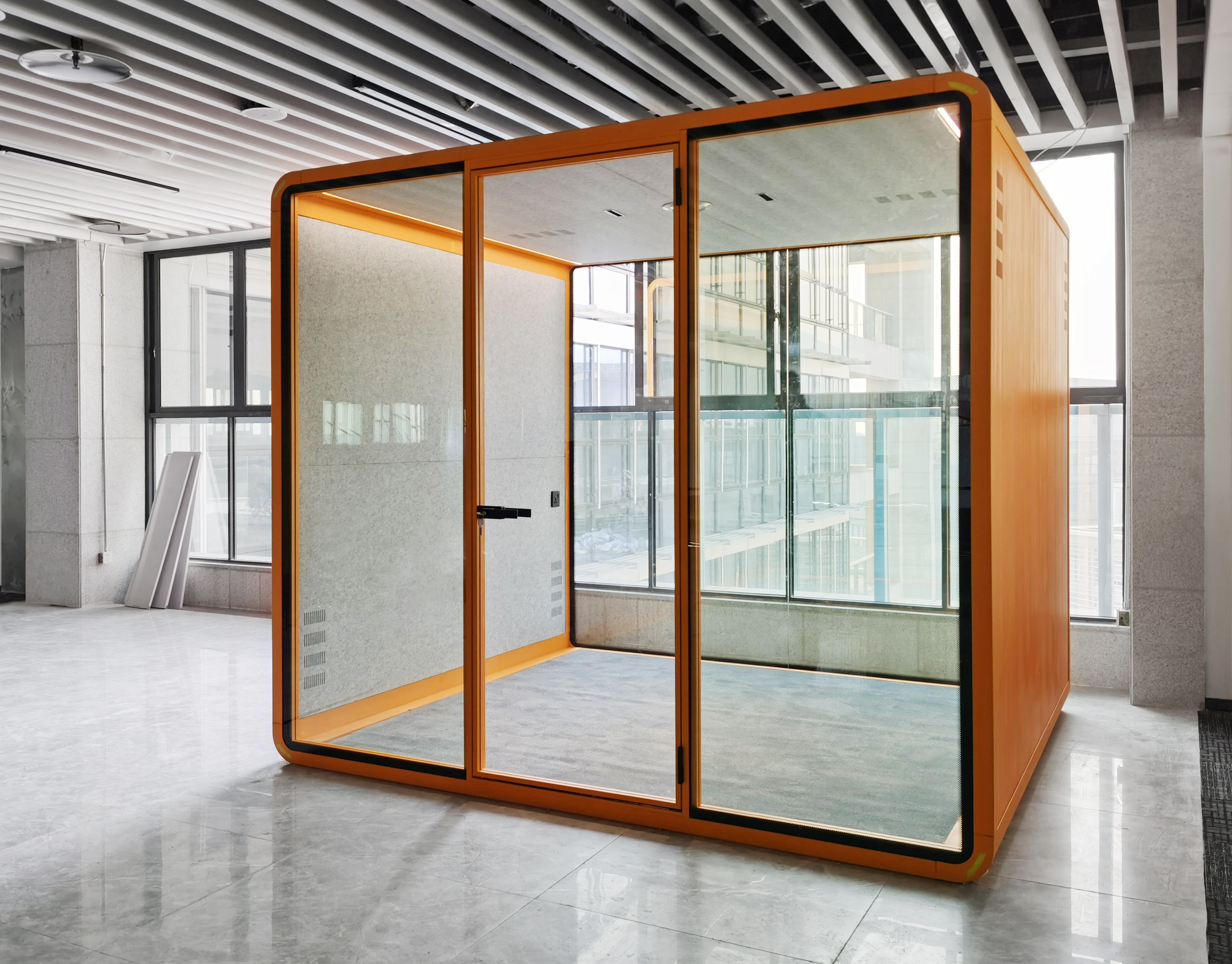 New Design Office Box Phone Meeting Room Portable Hot Sale Phone Booth Private Work Space Meeting Sleeping Movable Office Box