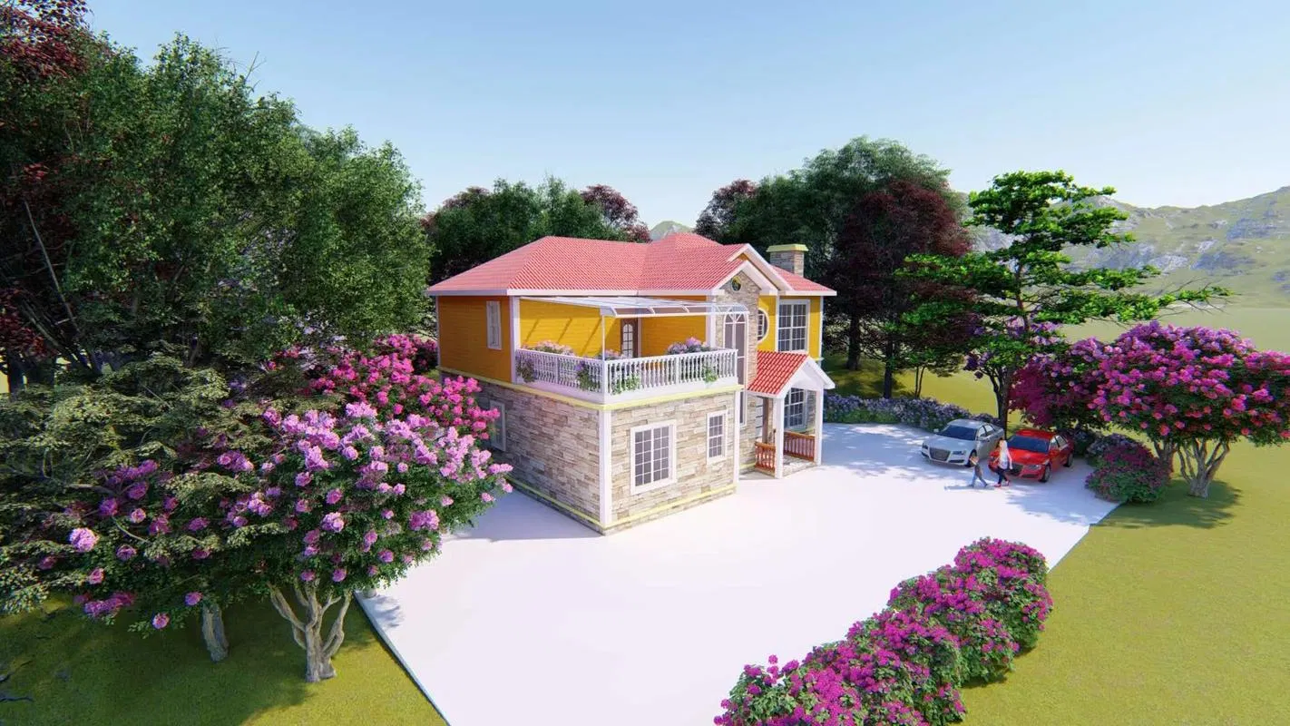 Modern Beach Modular Light Steel Villas/Homes for Living/Vocation