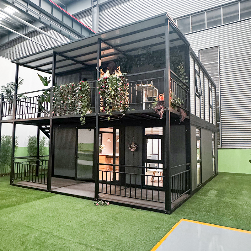 Direct Sales 20 Foot 40 Foot House Container Expandable Prefabricated House 4 Bedroom Two Story Villa 2 Bedroom Prefab House