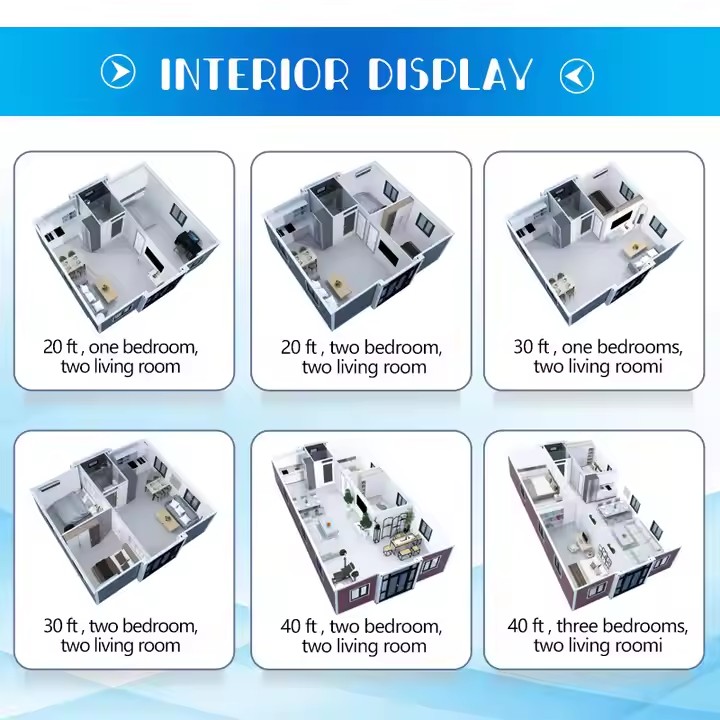 Contemporary White Outdoor Foldable Prefab House Home Made From Containers for Temporary Workers' Room for Villas
