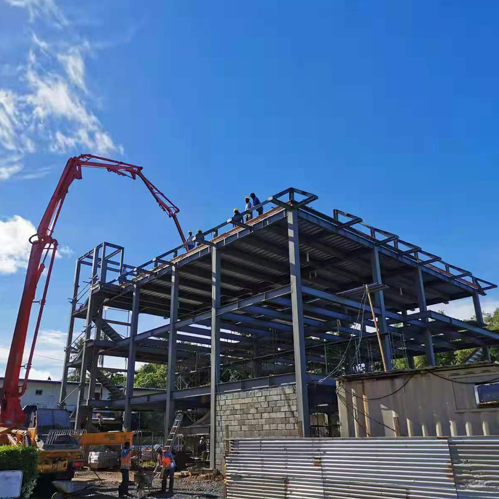 PTH 3-Story Prefab Steel Structure Building Kits Easily Assembled Modular Units for Hotel, Apartment, School &amp; Office