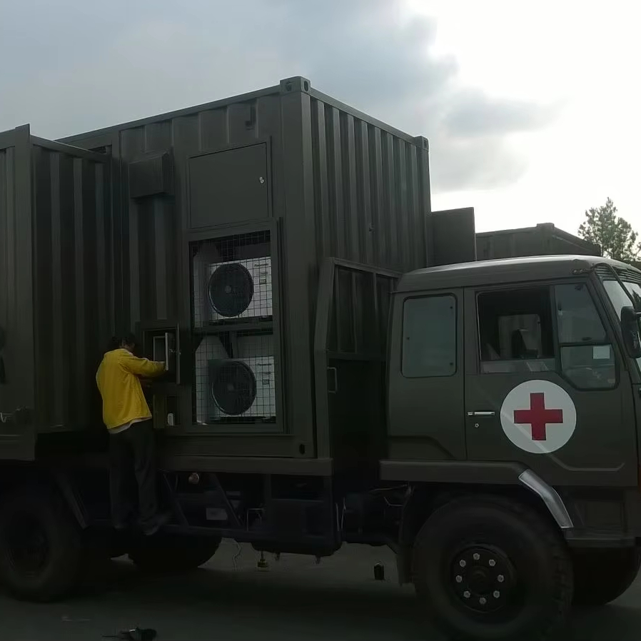 Customized OEM Prefabricated Modular Movable Patient Treatment Mobile Medical Hospital Clinic Building House with Surgical Room