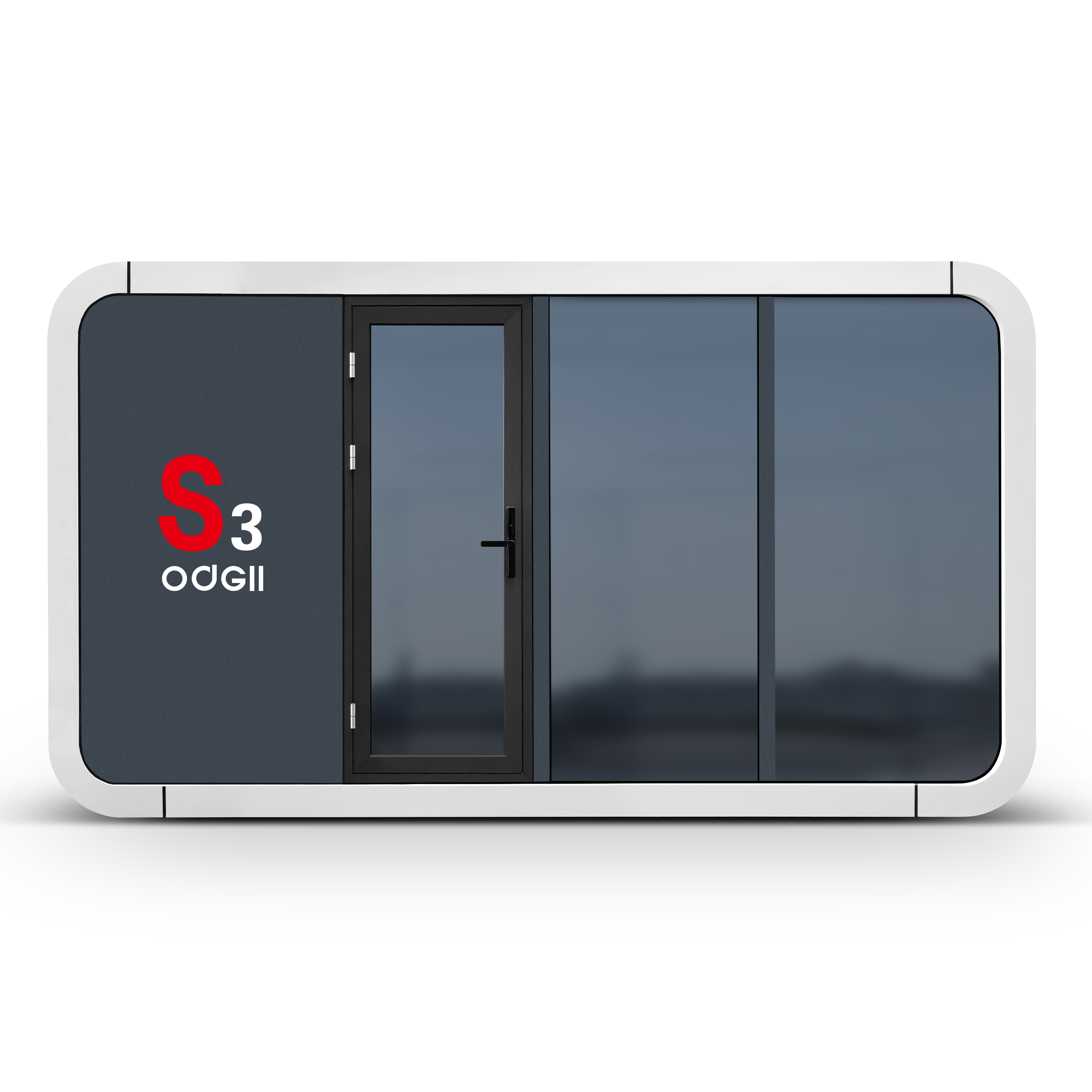 Luxury Modular Home Waterproof Steel Structure Prefabricated Villa Apartment Office Hospital Hotel Apple Cabin Design