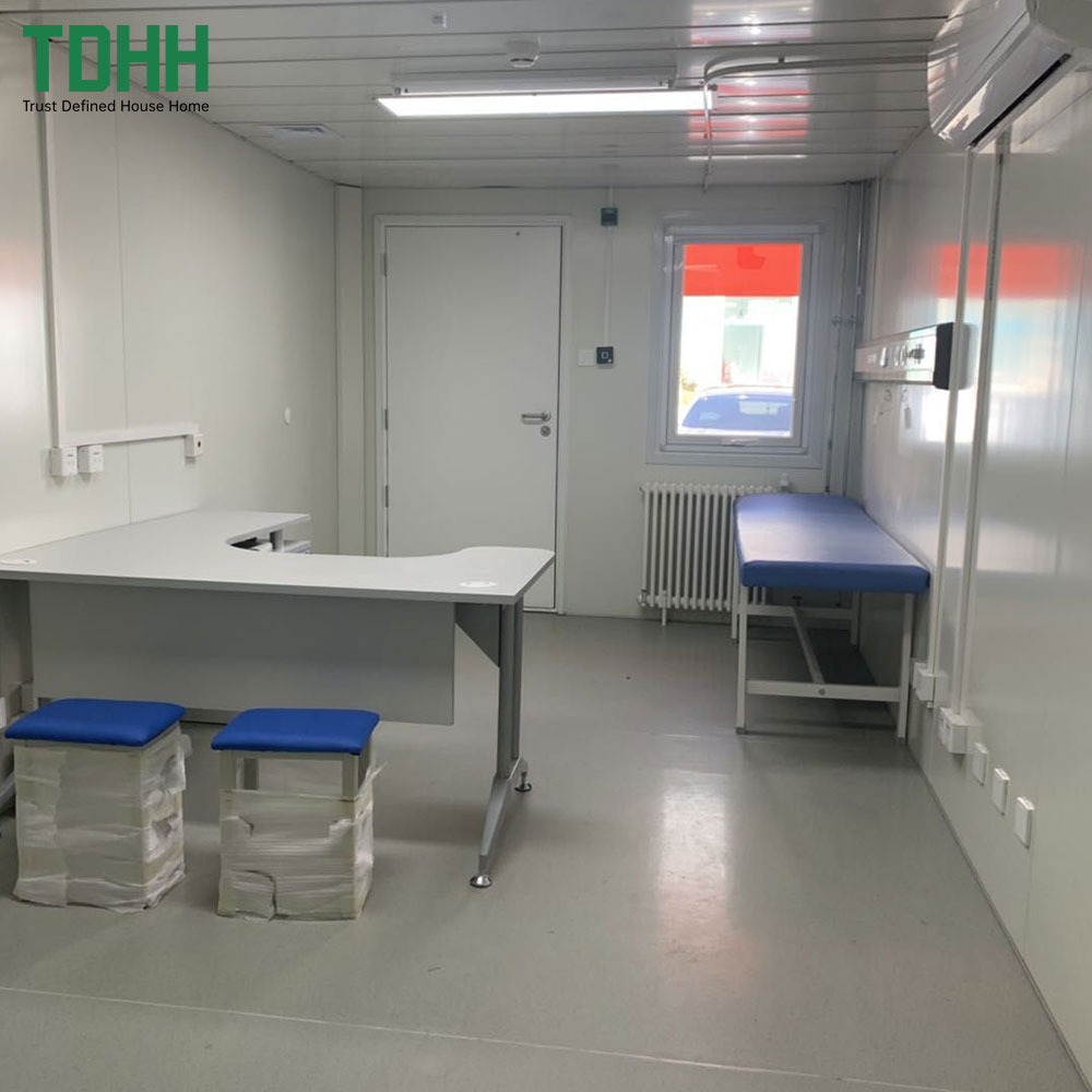 Fast Assembly Quick Install Ward Laboratory Clinic Pharmacy Medical Center Flat Pack Modern Modular Hospital Container House