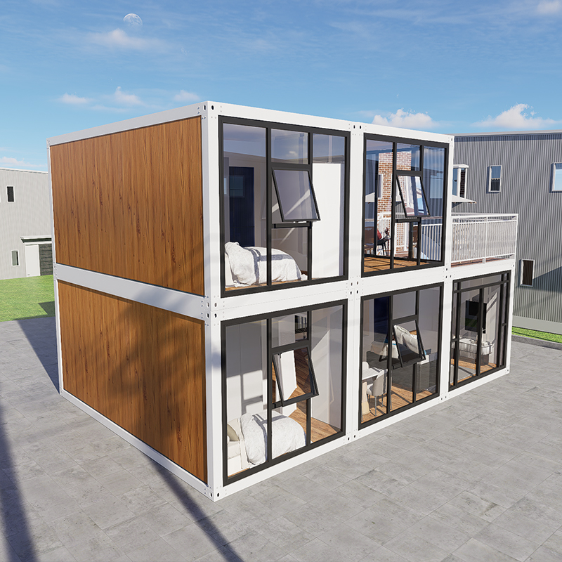 Low Cost Flat Pack Container House Fast Assemble Temporary Warehouse Office Modern Design Apartment Hotel Villa