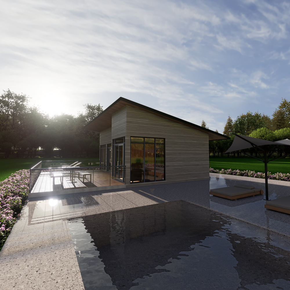 Sustainable Fully Furnished Fast Installation Modular Prefab Tiny Homes Exhibition Hall Detachable Container House Australia