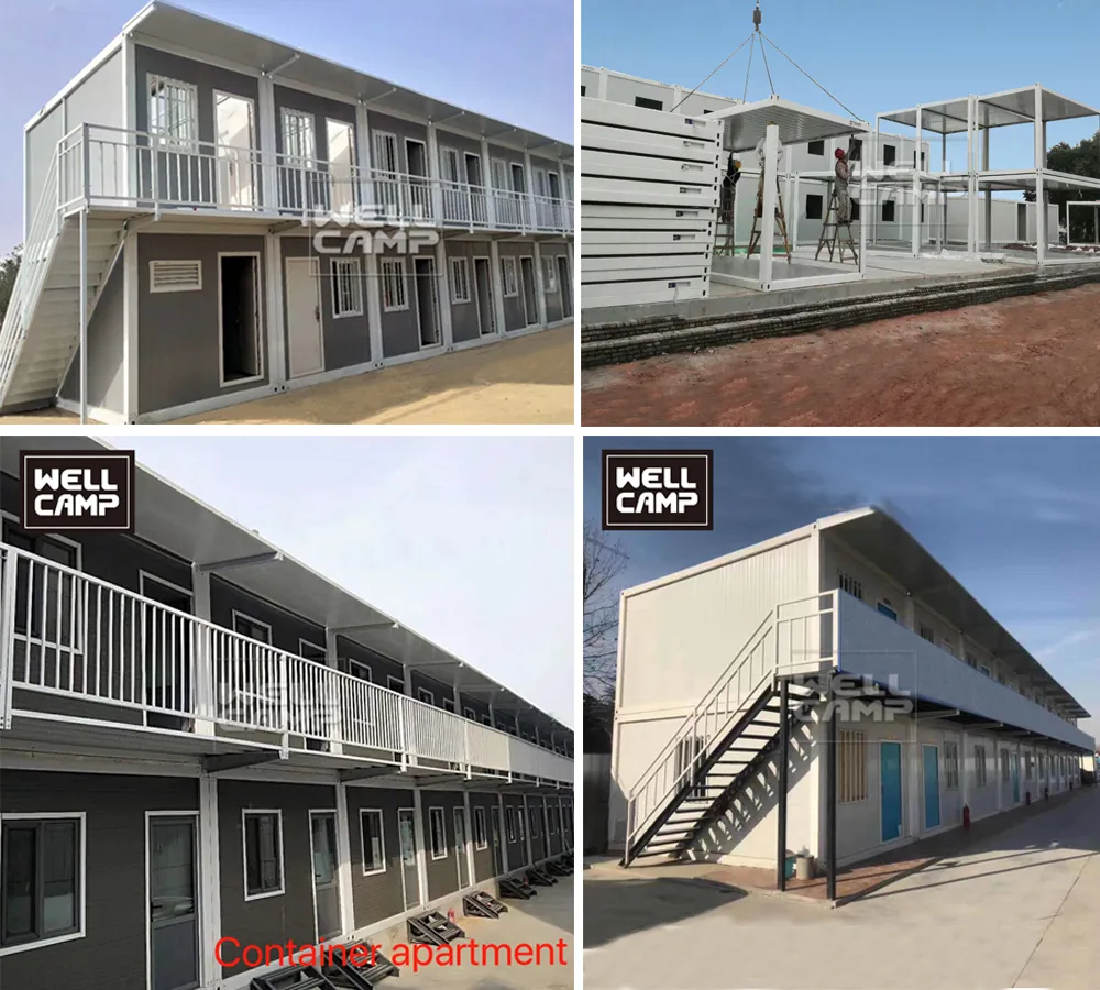 Fast Install and Affordable Prefab Container Accommodation Dormitory Building