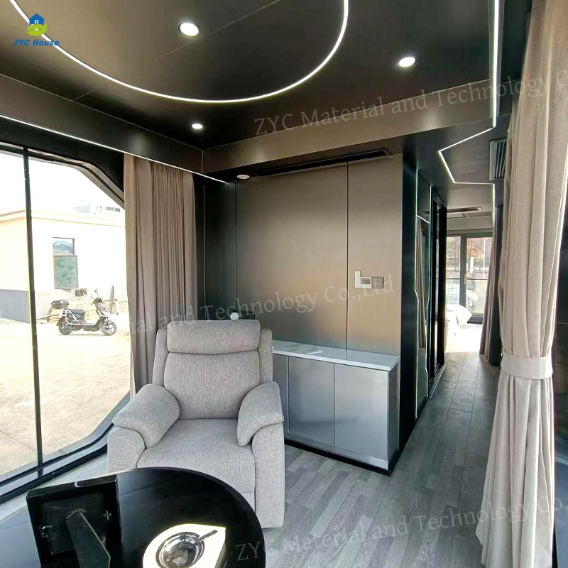 Outdoor Eco Capsule House Luxury Pod Space Capsule Hotel Capsule Room Prefab Apple Cabin Container House