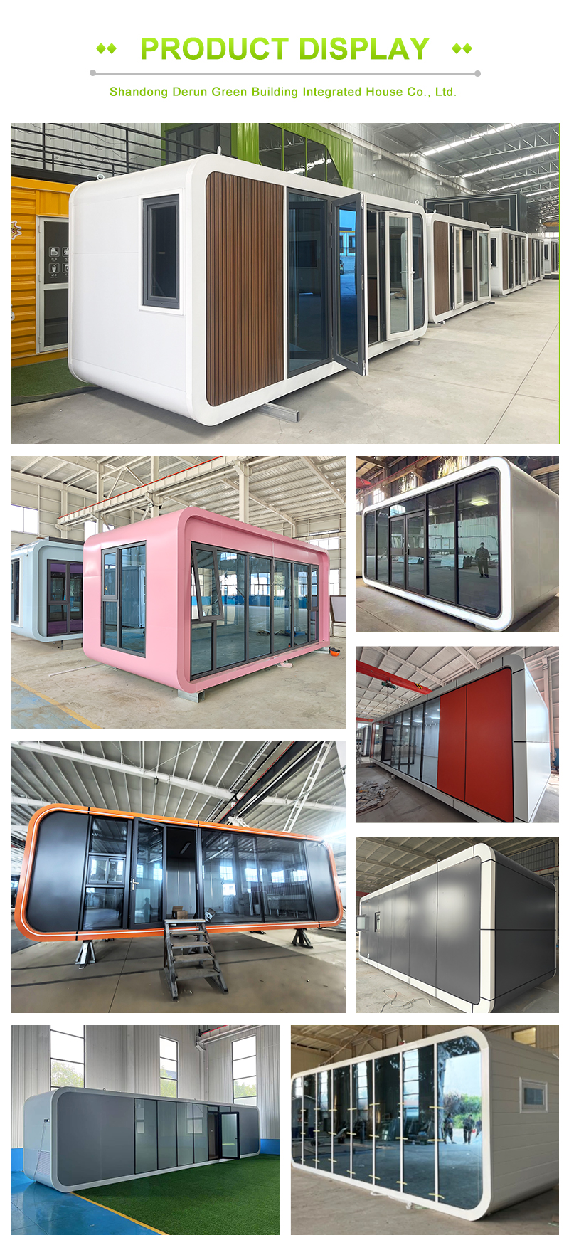 Cheap Prefab Popular Apple Cabin House Price Prefabricated Portable House Sleeping Container House for Hotel