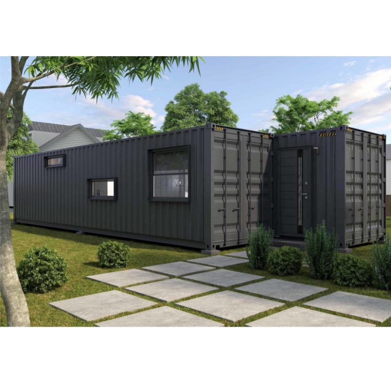 20Ft 40Ft New Luxury Modular Shipping Container House Tiny Homes Ready To Live With Bathroom Vanity Sink