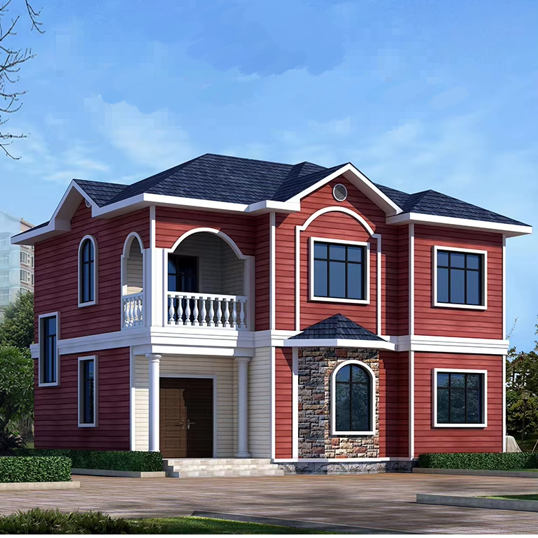 3D Designed Prefabricated Steel Frame Modular Luxury Villa with Modern Design Easy Installation Steel Structure