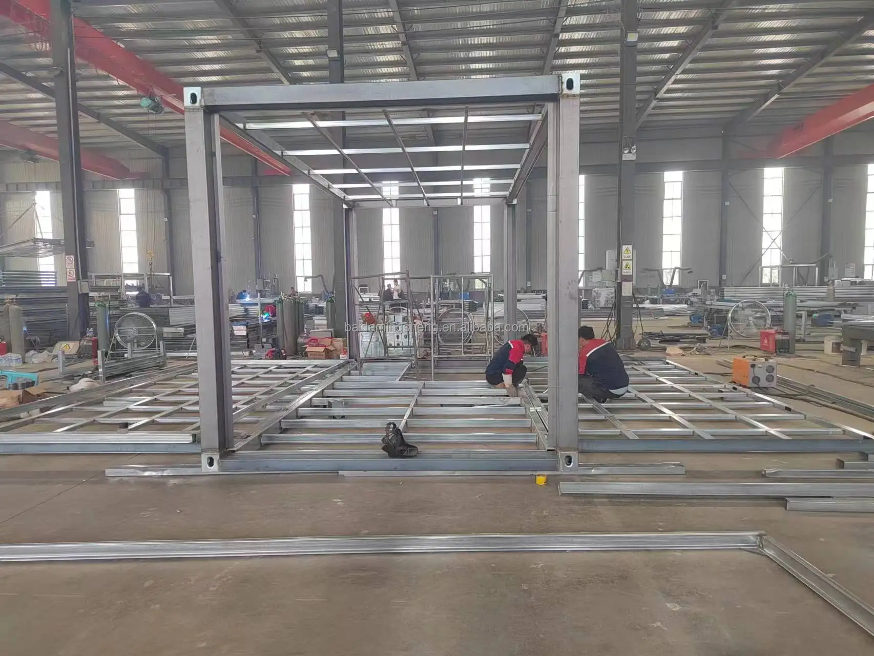 Container house assembly process 2