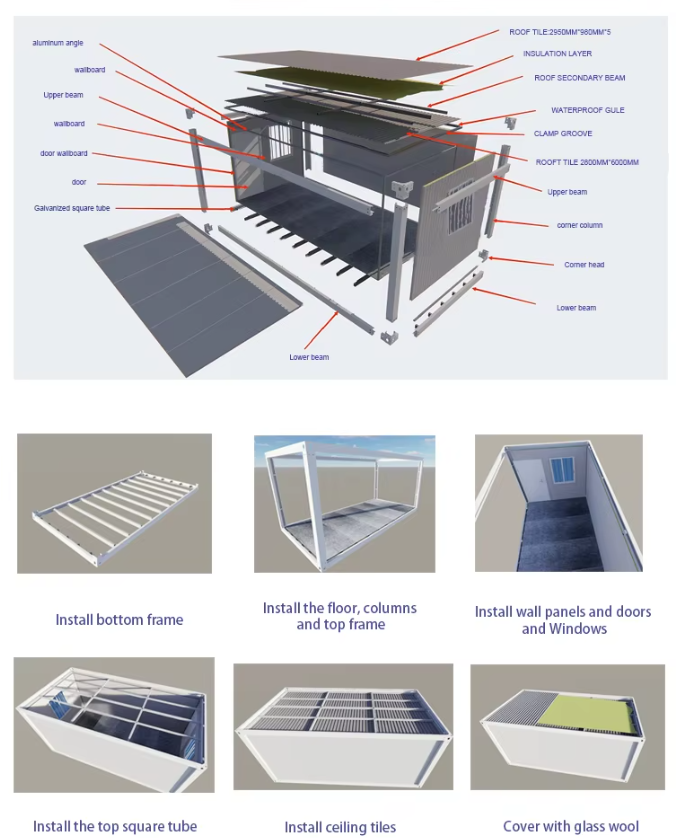 Modular Cabin Cross-Section View