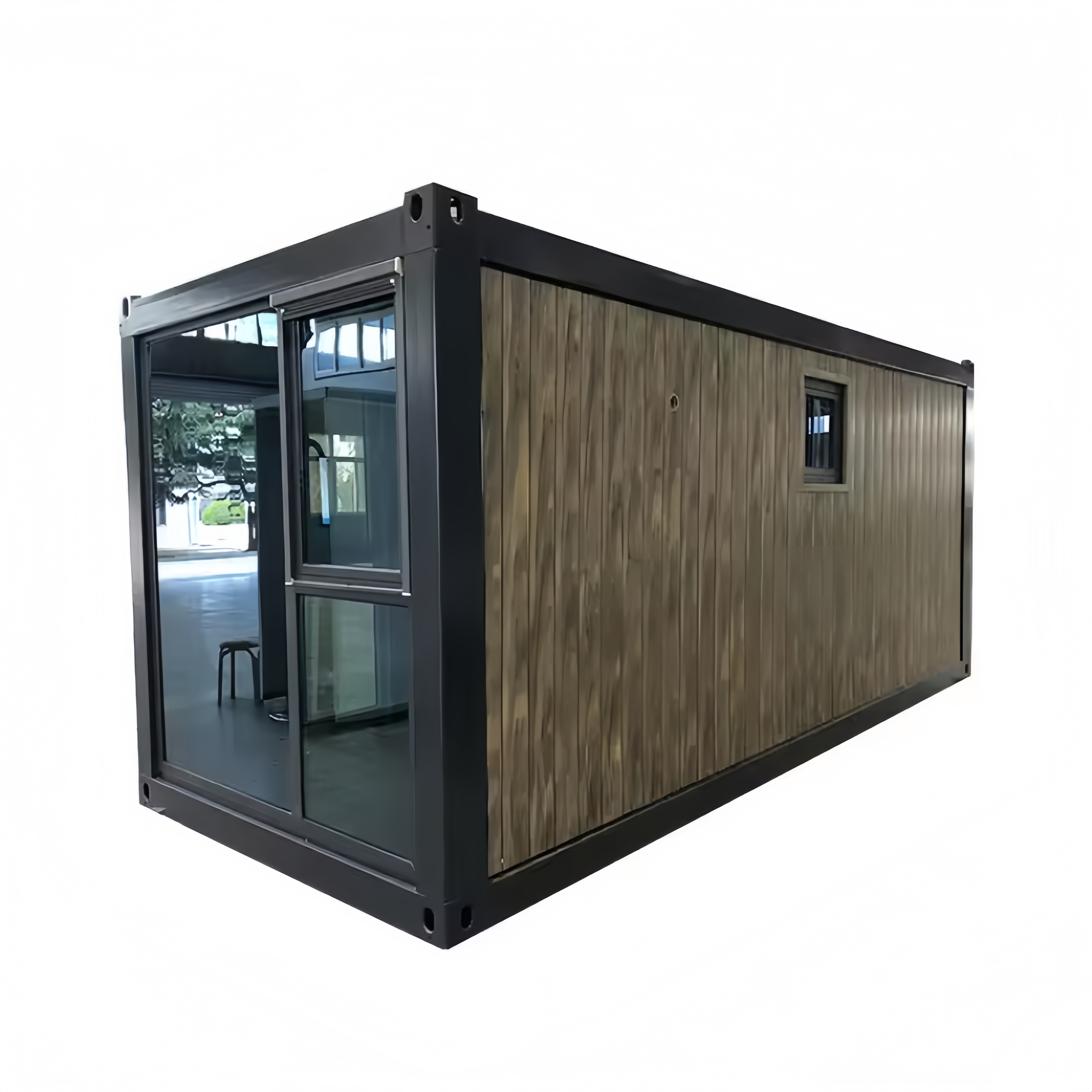 High Quality Low Cost Flat Pack Container Home Heat Insulation Fireproof Modern Design Portable Modular House for Hotel Office