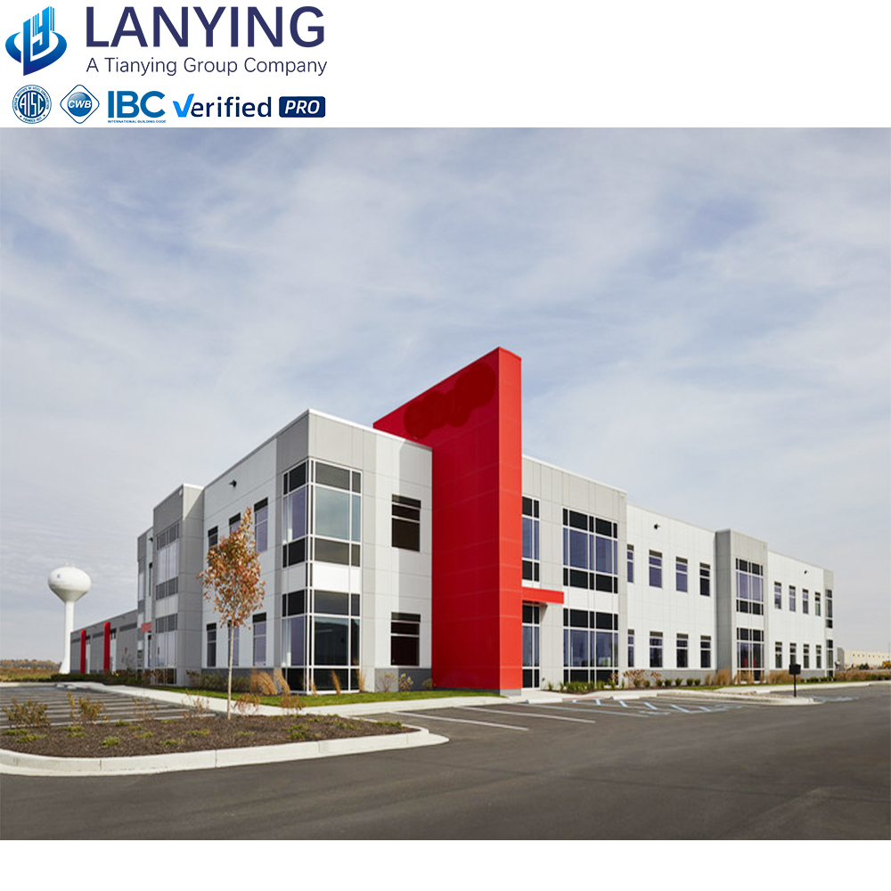 China Modern Design Style Light Steel Frame Building Certified Prefabricated Hospital Steel Structure