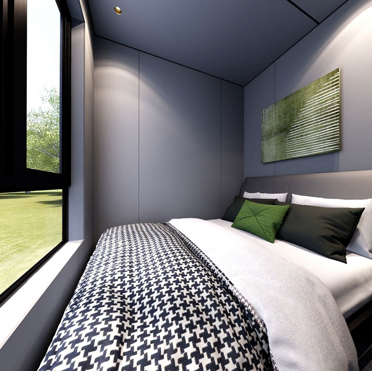 Custom Two Story Multi-level Prefabricated Hotel Insulated Shipping Containers Home