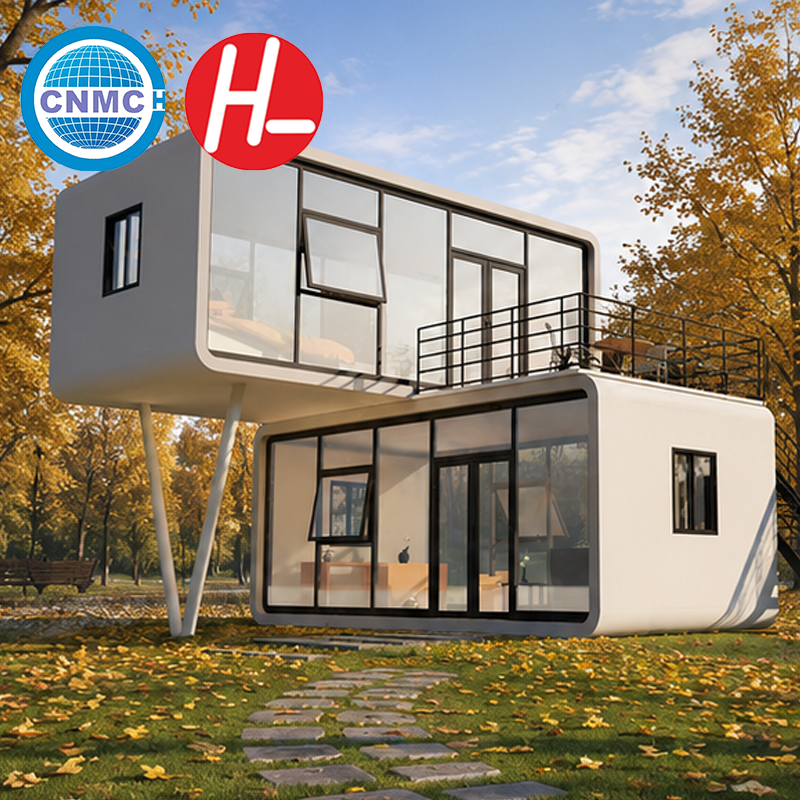 Luxury Apple Cabin Home With Double Glazed Windows and High Strength Structure for Boutique Hotel Projects