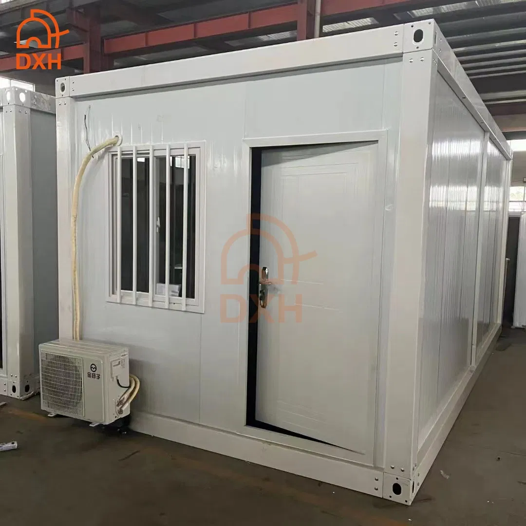 Dxh Prefab Camping Office Hotel School Hospital Living Dormitory Meeting Room Warehouse Mall Shop Apartment Flat Pack Container House for Sale