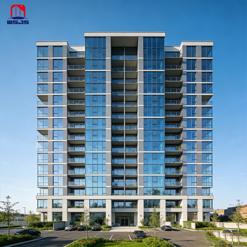 Modern Design Steel Structure Apartment Building Multi Storey Steel Structure Apartment Building Prefab Hotel Dormitory Building