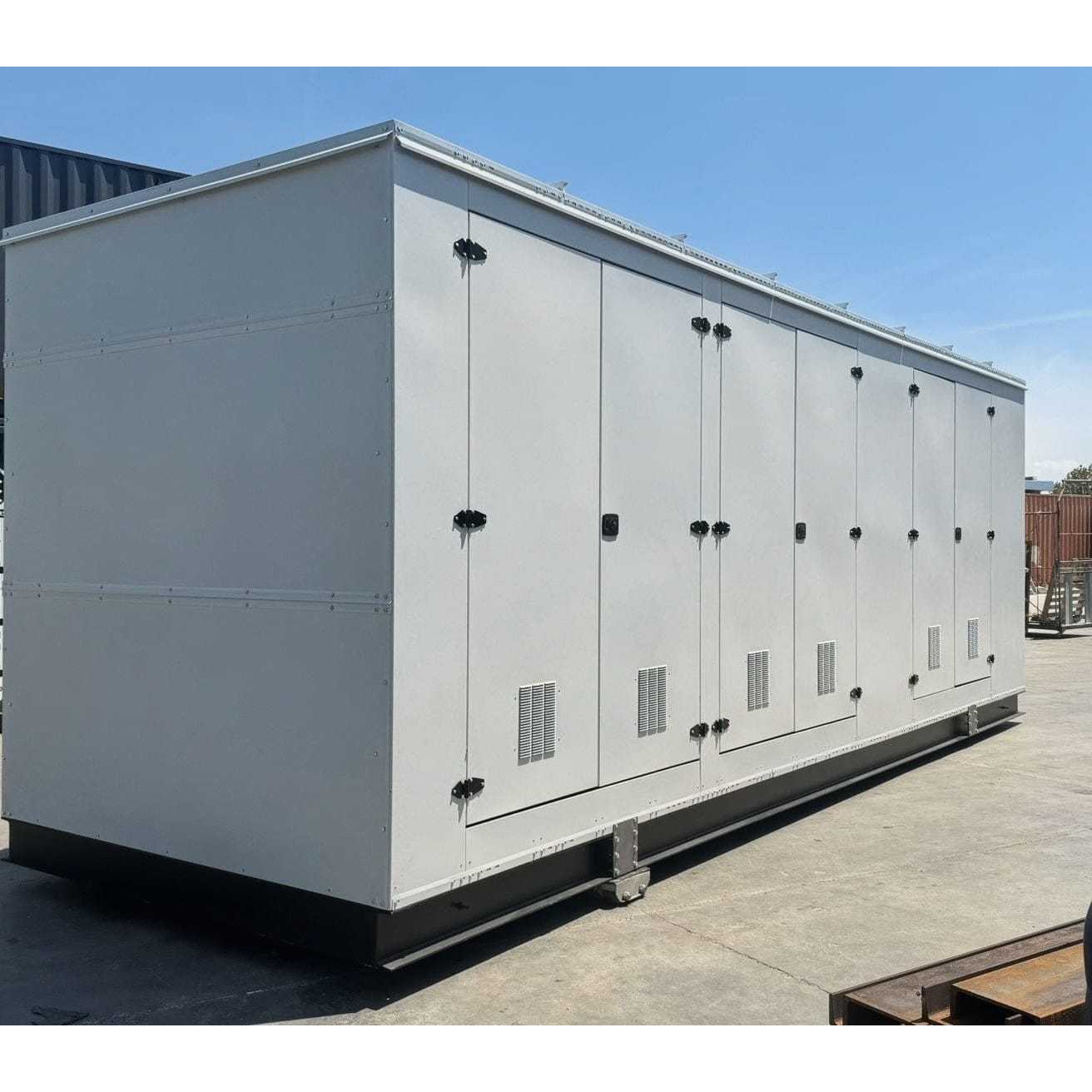 Prefabricated Cabin Shelter For MV LV Electrical Systems IP55 High Resistance