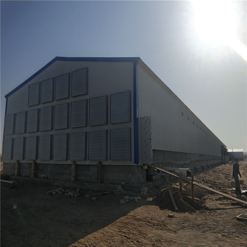 China's Prefabricated Steel Structure Chicken House Durable Poultry Farm Building
