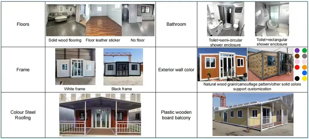 Prefab Expandable Ready Made Foldable Folding Tiny Mobile Portable Pop up Shipping Container Homes House Ready to Ship Living