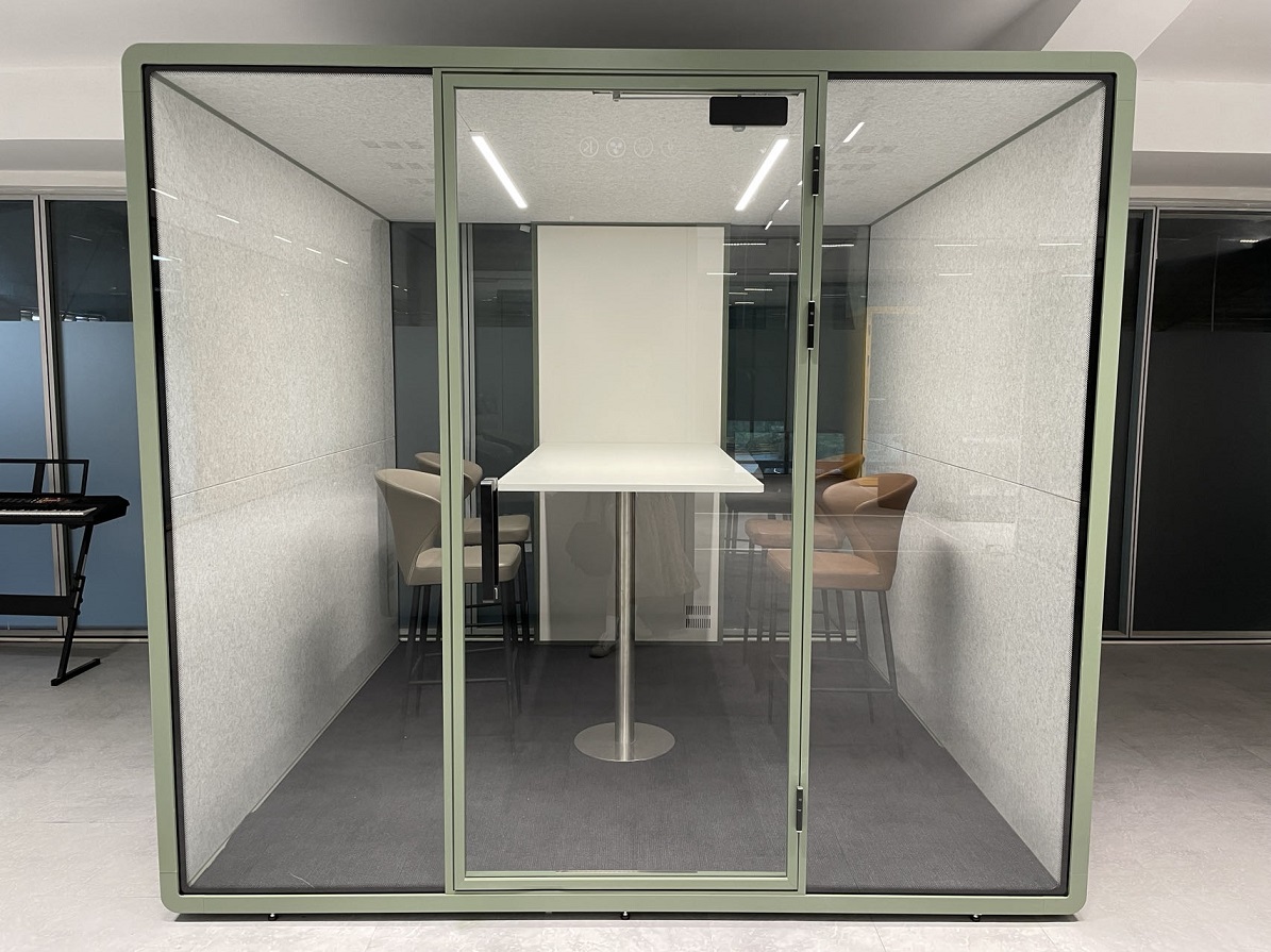 Modern New Work Design Meeting Room Office Box Interior Furniture Private Work Space Soundproof Solution With Eco Friendly Cabin