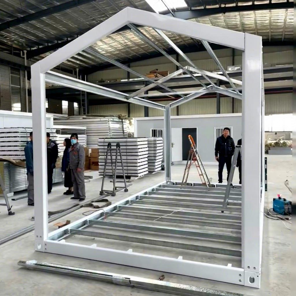 Length Galvanized Light Steel Prefab House Modular Home Room Container Frame