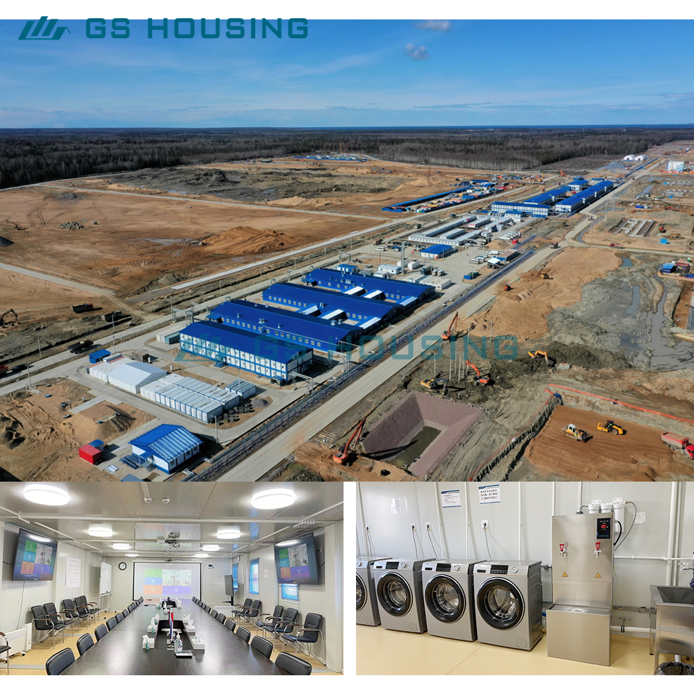 Factory Modular Prefab Apartments Office Building Standard Sizes 20ft 40ft Modern Steel Container Houses Eco Friendly Fast