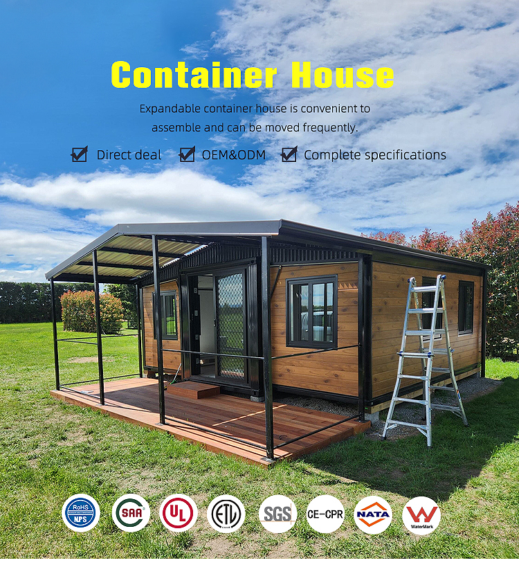 Prefabricated fold villa banner